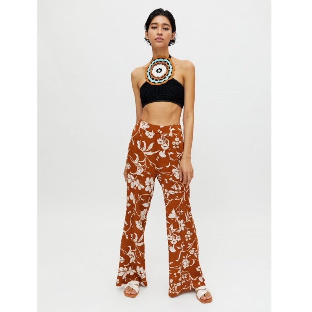URBAN OUTFITTERS UO Hattie Crochet Cami and Pant Set Large NWT Festival Tribal